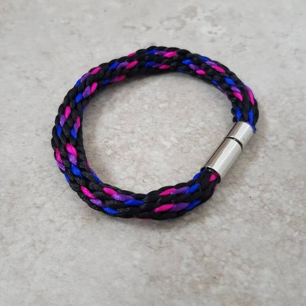 Bi Pride Flag Bracelet, Bisexual Jewellery, LGBTQ