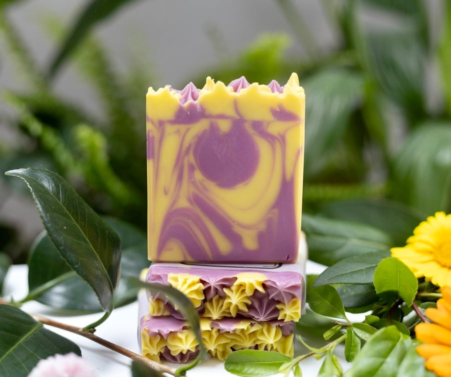 Black Plum and Rhubarb Handmade Soap