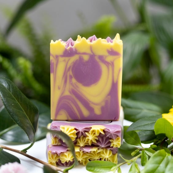 Black Plum and Rhubarb Handmade Soap