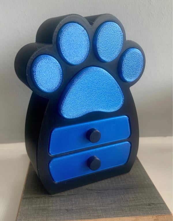 Paw Print Jewellery Box – Cute Storage for Animal Lovers!