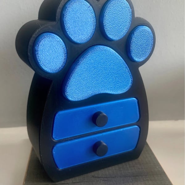 Paw Print Jewellery Box – Cute Storage for Animal Lovers!