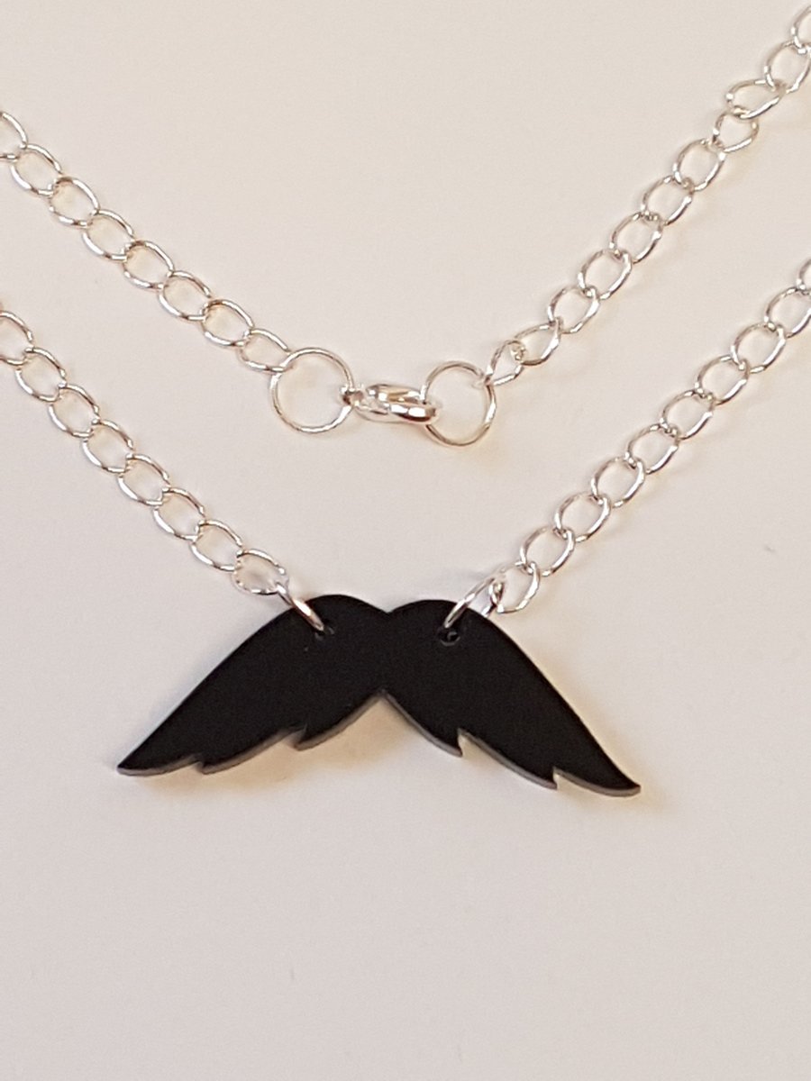 Movember Moustache Necklace F