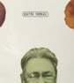'Quattro Formaggi' 12" pizza serving plate showing four cheesy celebrities. - Image 5