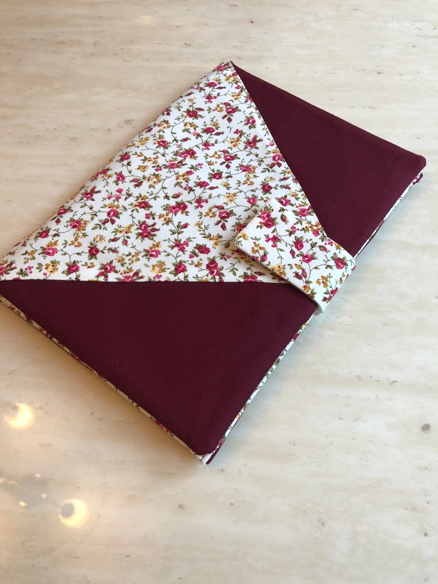 Handmade fabric kindle sleeve or A5 fabric folder