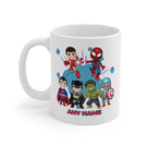 Personalised Superhero Mug - Fun Coffee Cup for Kids