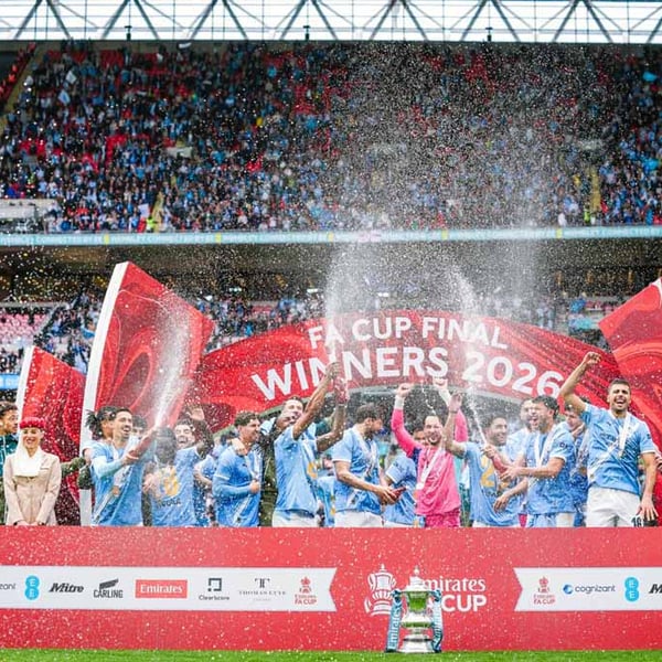 Manchester City FA Cup Winners 2026 Photograph Print