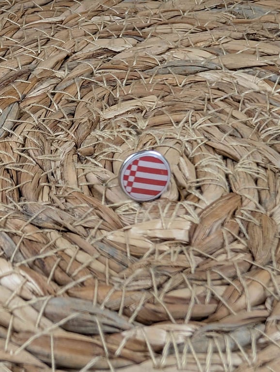 Bremen Flag Map Pin – Germany Travel Push Pin for Wooden Maps