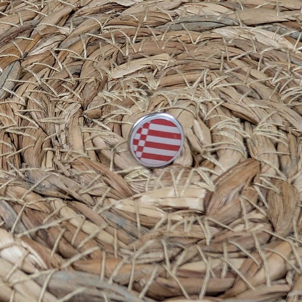 Bremen Flag Map Pin – Germany Travel Push Pin for Wooden Maps