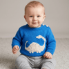 Knitting Pattern Dinosaur Sweater and Hat (Diplodocus) 