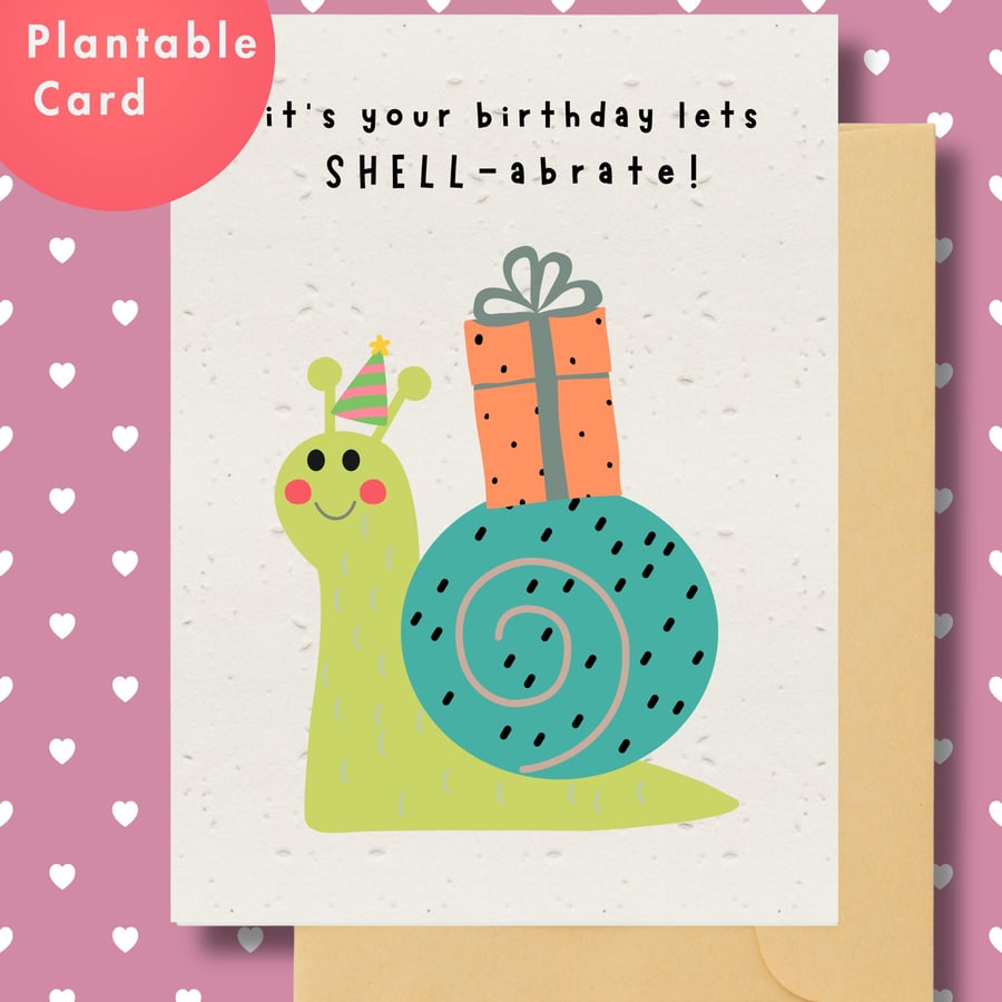 Plantable Children's Birthday Card With Activity Sheet