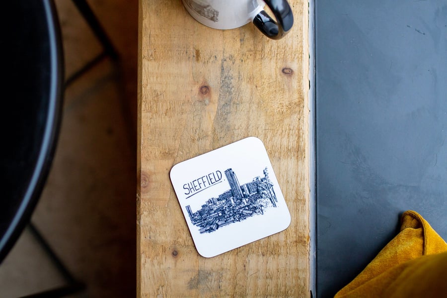 Sheffield Skyline Drinks Coaster