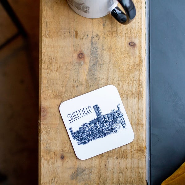 Sheffield Skyline Drinks Coaster