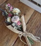 Mini dried flower bouquet - pink