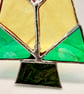 Stained glass Christmas tree - medium multi panel - Image 5