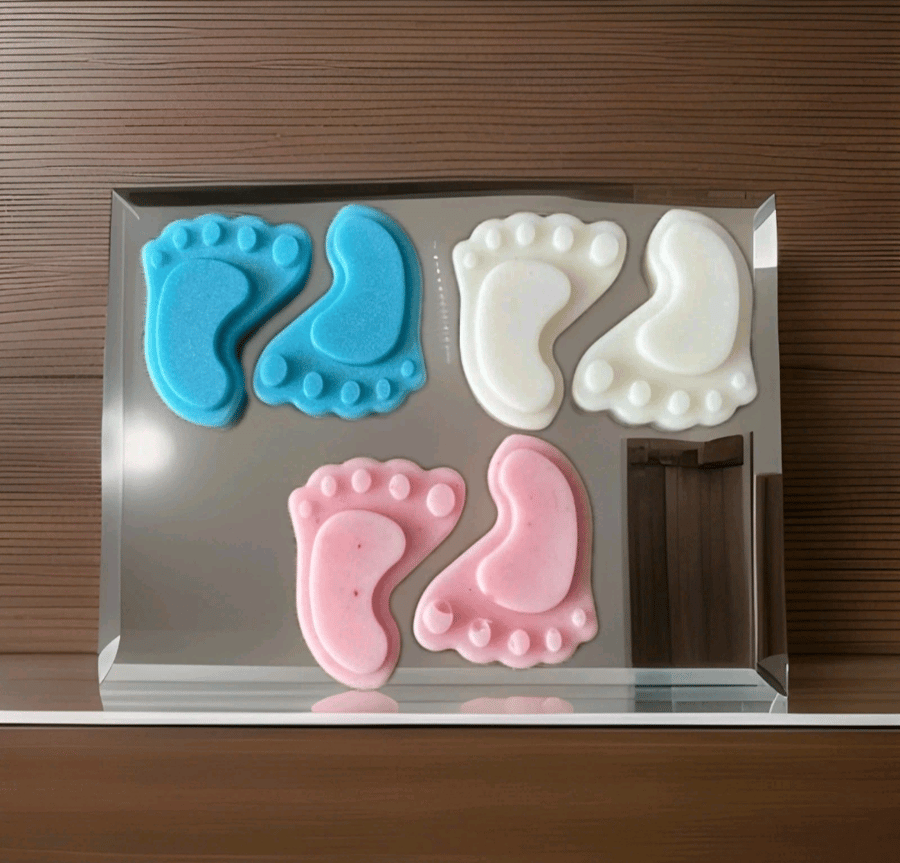 Baby feet wax melts Handmade
