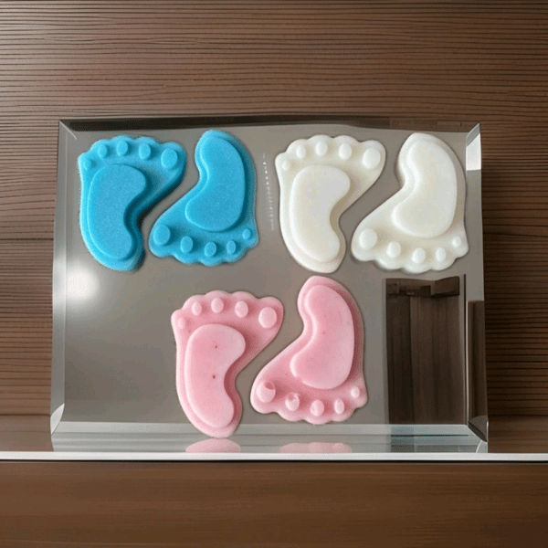 Baby feet wax melts Handmade