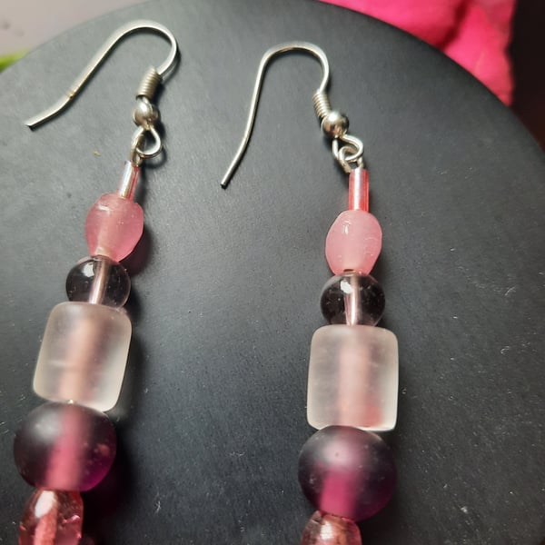 Colourfull Tourmaline Drop Earrings