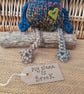 Handmade Knitted Frog named Brook – One of a Kind Frog Ornament Whimsical Gift - Image 5