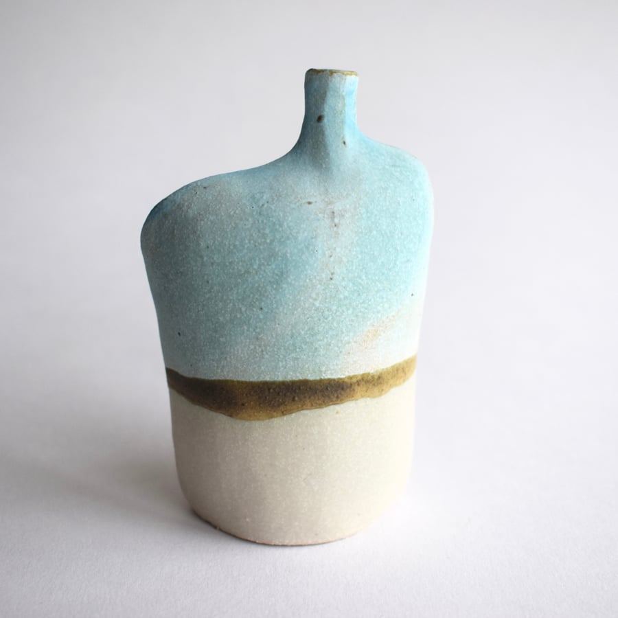 Little Ceramic Landscape Bottle