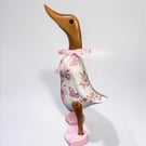 Bambo, wooden duck, cherry blossom design