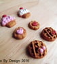 Cupcakes & Pastries Handmade Polymer Clay Buttons - Image 5