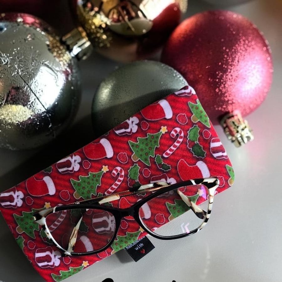 Handmade soft personalised glasses case - Folksy