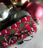 Handmade soft personalised glasses case