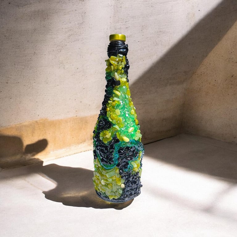 Serpent & Shadow Spell Bottle