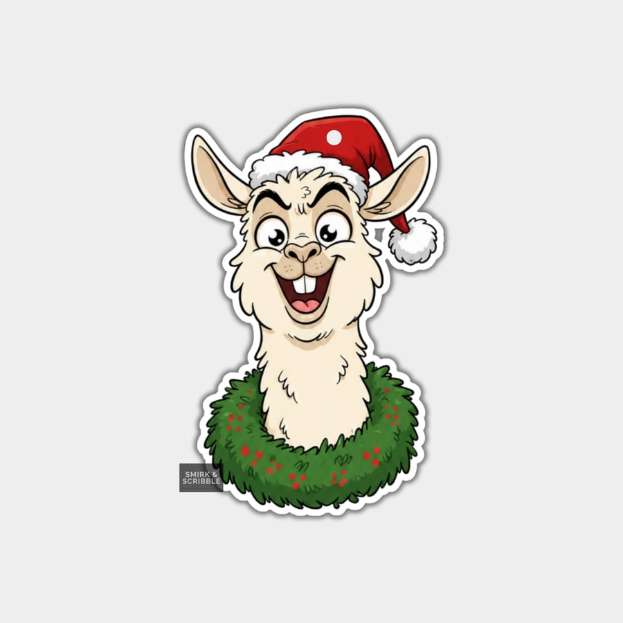 Unique Funny Christmas Gift Tags For Adults, 6pk - Cheeky Llama
