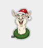 Unique Funny Christmas Gift Tags For Adults, 6pk - Cheeky Llama