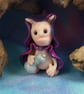 Tiny Woodland FirkinTroll 'Hootch' 2" OOAK Sculpt by Ann Galvin