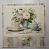 Greeting card - Vintage, Afternoon Tea C 148