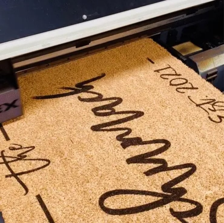 Croeso Door Mat Welsh Croeso Mat 3 Folksy