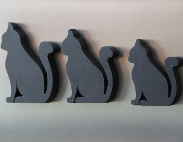 Pampered Cat Fridge Magnet -Set of Three (FMC30)