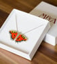 Tortoiseshell Butterfly necklace - Image 2