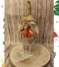 Hand Painted and Decoupaged Light up Bottle