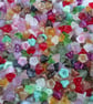 Destash 7mm czech glass flower beads - Image 1