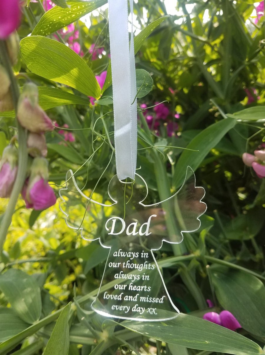 Memorial Angel Plaque Memorial Tree plaque Ceme... Folksy