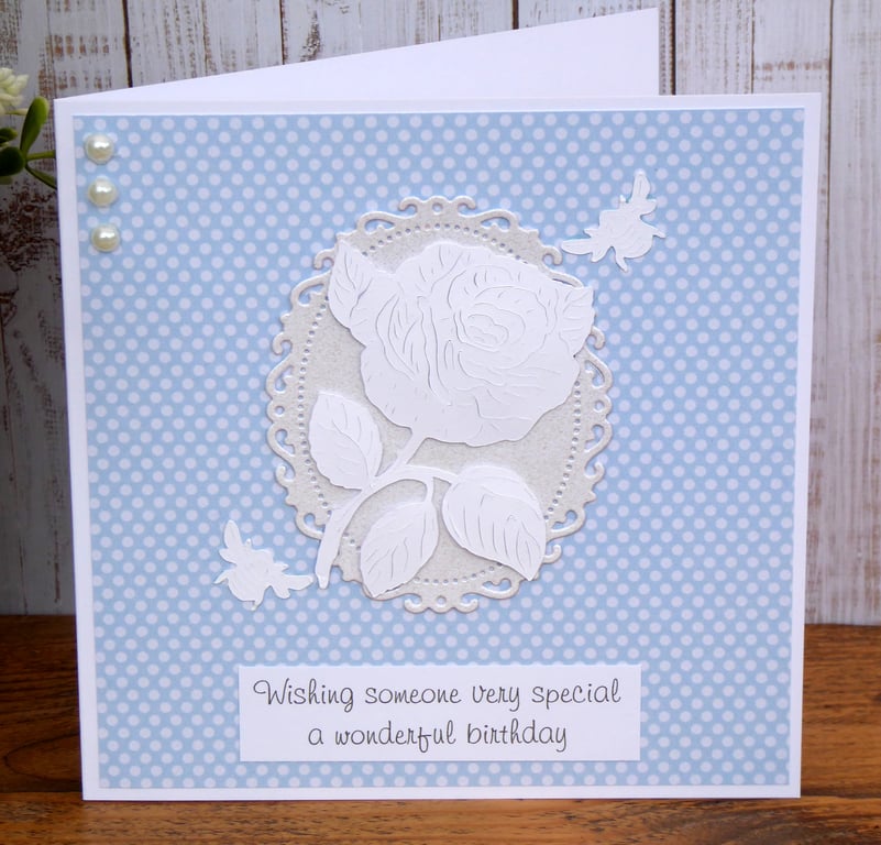 C3981   Birthday Card    Wishing someone very special a wonderful birthday