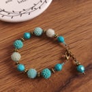 Beaded Bead Bracelet