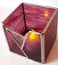 STAINED GLASS TEA LIGHT CANDLE HOLDER - Image 4