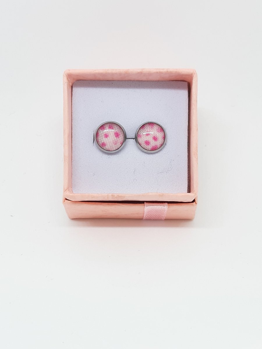 Cute Pink Stud Earrings