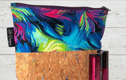 Cork based makeup bags 