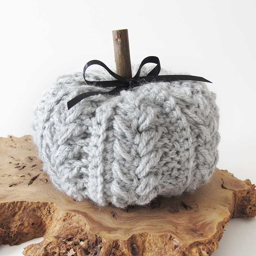 CROCHET PUMPKIN DECORATION AUTUMN HALLOWEEN large size