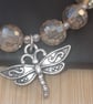 Gold Dragonfly charm bracelet  - Image 4