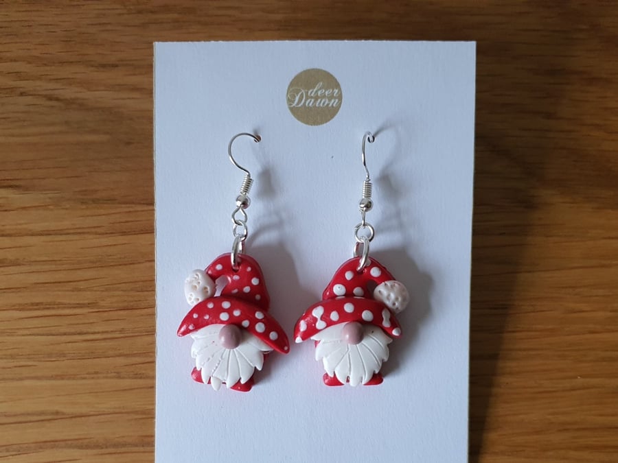  Cute Santa Christmas Gnome Drop Earrings