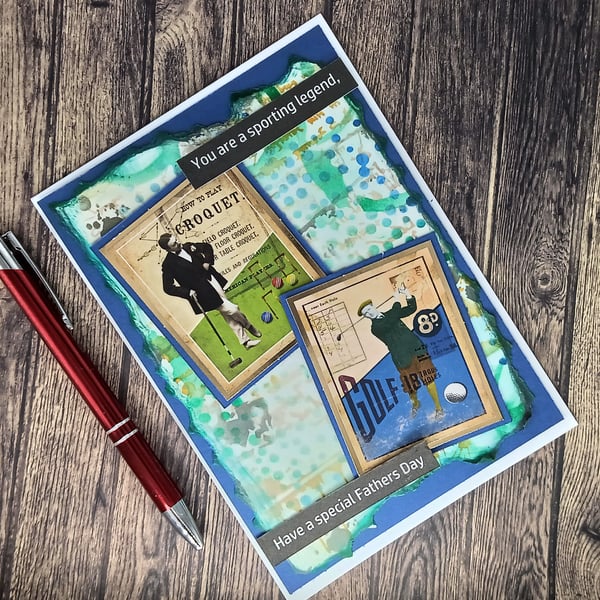 Fathers Day card for your sport loving dad