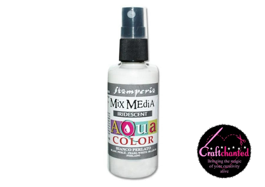 Aquacolor Spray - Iridescent Pearl White - 60ml