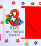 Birthday Card 3 Year Old Card, 3rd Today Have A Roarsome Birthday, Age Birthday  - Image 4