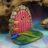 Spring Sale ... Freestanding Gnome Portal 2" OOAK Sculpt Fairy Door